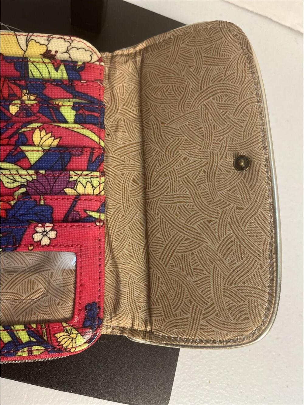 Sakroots Wallet Multicolor Vibrant Peace Colorful Floral Boho - Picture 8 of 13